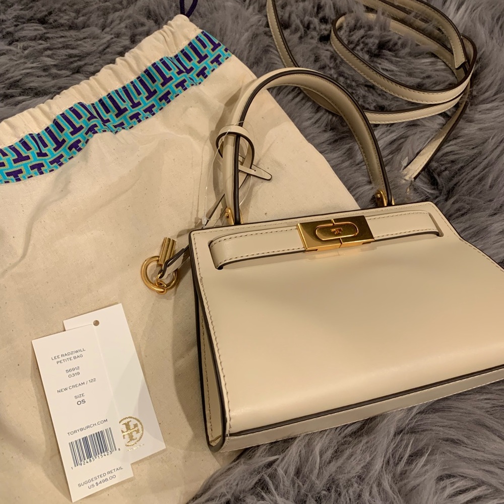 BRAND NEW LEE RADZIWILL PETITE BAG in New Cream color
